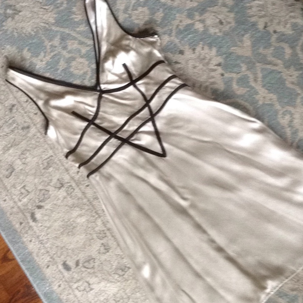 Silk satin dress